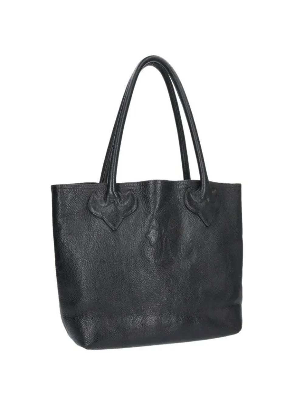 Chrome Hearts FS Tote Leather with Cross Patch